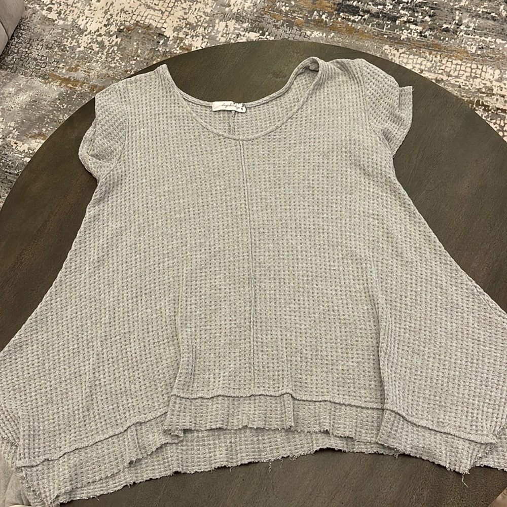 good condition, grey sweater top